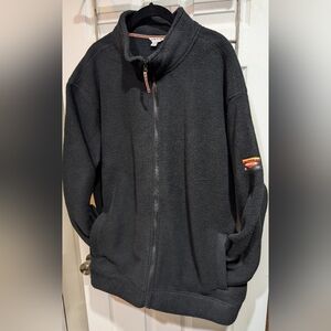 Orvis Men’s full zip heavyweight fleece jacket